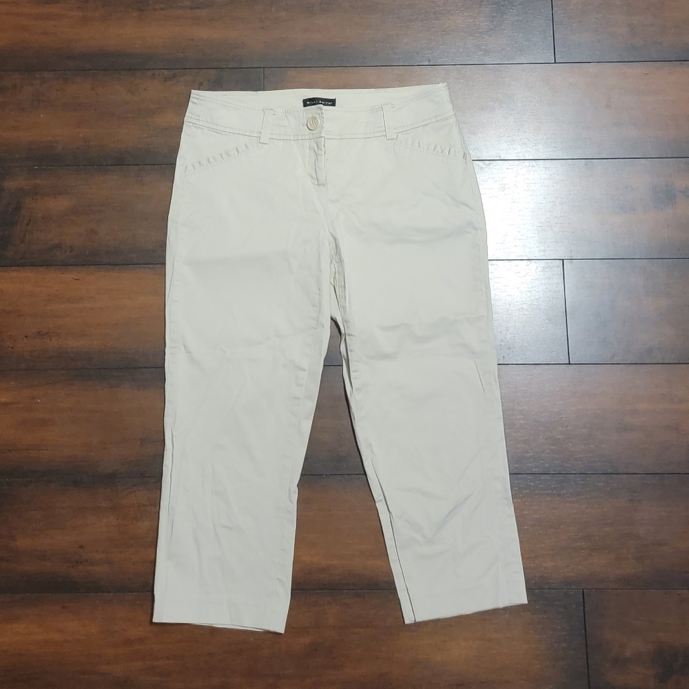 Willi Smith Beige Capri Pants